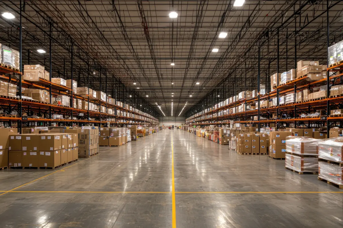 Warehouse operations at Crown Space Logistics